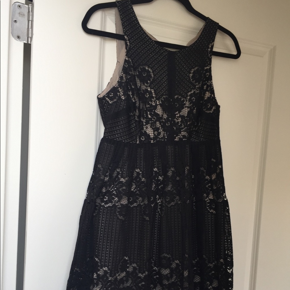 Free People Lace Dress Open Back